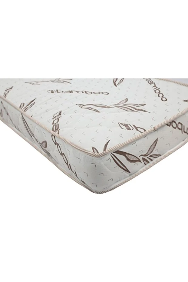 Berlinyatak 60x120x10 Bamboo Işbir Sünger Parkbeşik Mobilya Bebek Yatağı